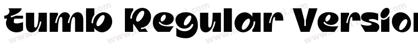 Tumb Regular Version字体转换